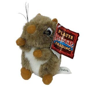 Platte River Trading Brown Chipmunk Forest Animal Plush Stuffed Animal 2009 4.5"